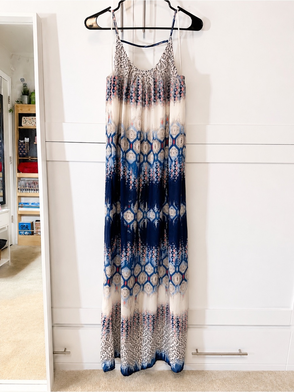 One Clothing Los Angeles Printed Maxi Dress | Size Medium | Lined